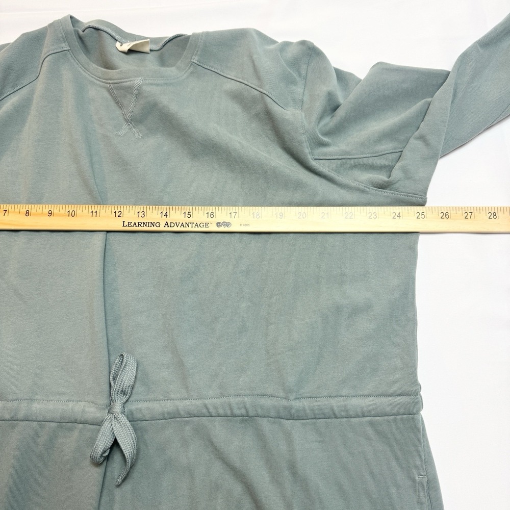 Pact CloudKnit Sweatshirt Dress XL Comfortable Casual River Rock Organic Cotton - Picture 7 of 11